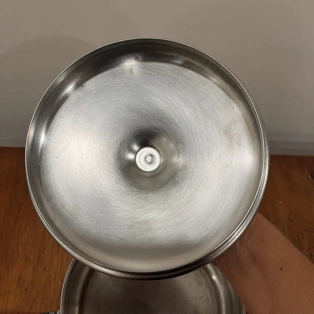 Vtg Farberware Aluminum Clad Stainless Steel Cookware Set Pot Pan With Lid 7